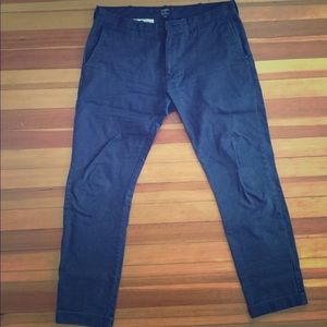 J. Crew Men’s Navy Khaki Pants The Driggs 34x32